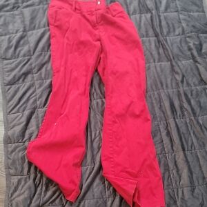 Vibrant Red Pants